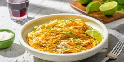 Chipotle Lime Spaghetti recipe