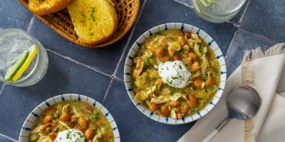 Green Chili Chicken and Pinto Bean Stew recipe