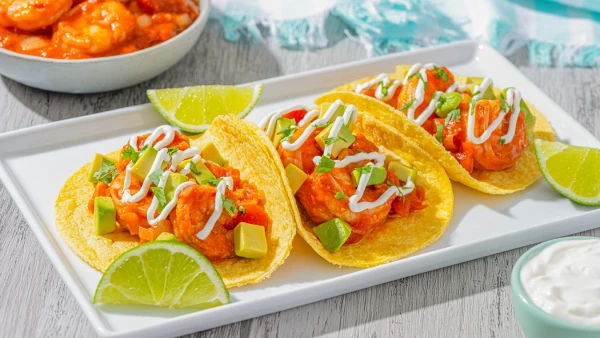 Saucy Chipotle Shrimp Tacos