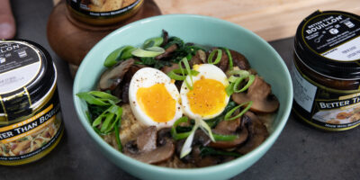 Recipe image for One-Pot Ramen and Mushroom Carbonara