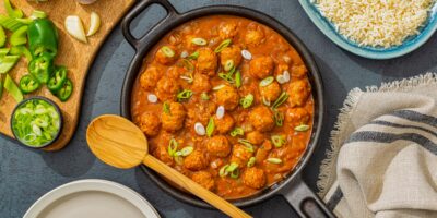 Smothered Meatballs in Spicy Cajun Gravy recipe